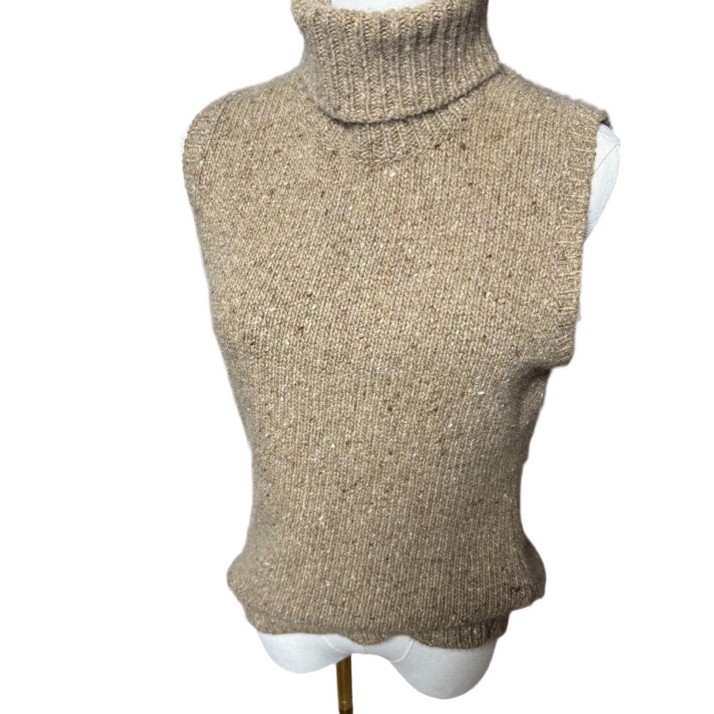 Ralph Lauren Purple Label 100% cashmere Turtleneck sleeveless sweater